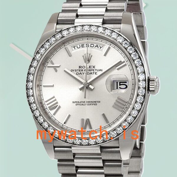 Rolex Day-Date 40mm 228349SRP Mens Silver-tone Automatic: A Timeless Masterpiece
