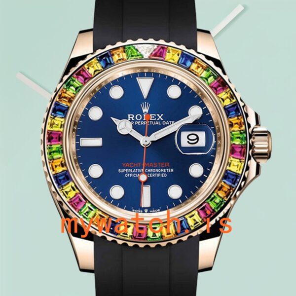 Rolex Yacht-Master 40mm Mens 116695 Diamond Bezel: Genuine vs. Replica