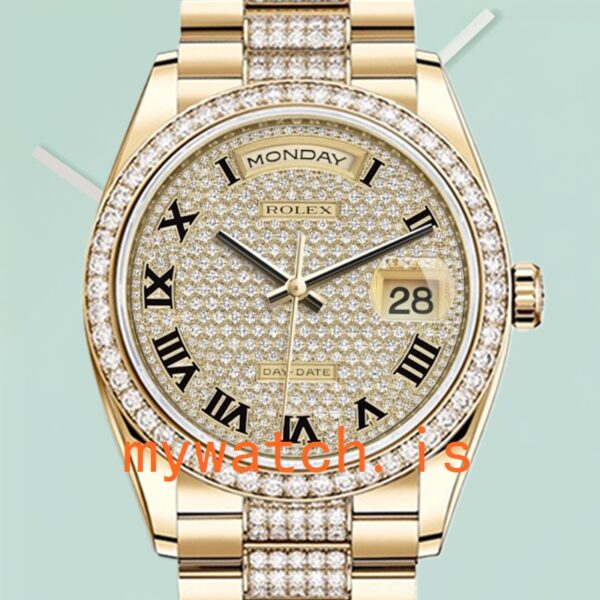 Rolex Day-Date Men’s 36mm m118348-0013 President Bracelet Champagne Dial: A Symbol of Prestige