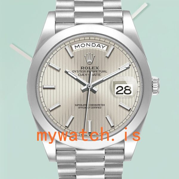 Rolex Day-Date m228206-0034 40mm Mens Stainless Steel: Genuine vs. Replica