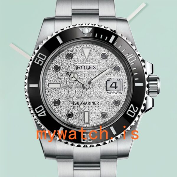 Rolex Submariner 40mm Mens 116610 Automatic Diamond Paved Dial: A Timeless Masterpiece
