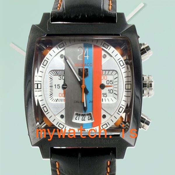 Tag Heuer Monaco Mens 40mm MonacoWSL001 Leather Strap: A Timeless Classic