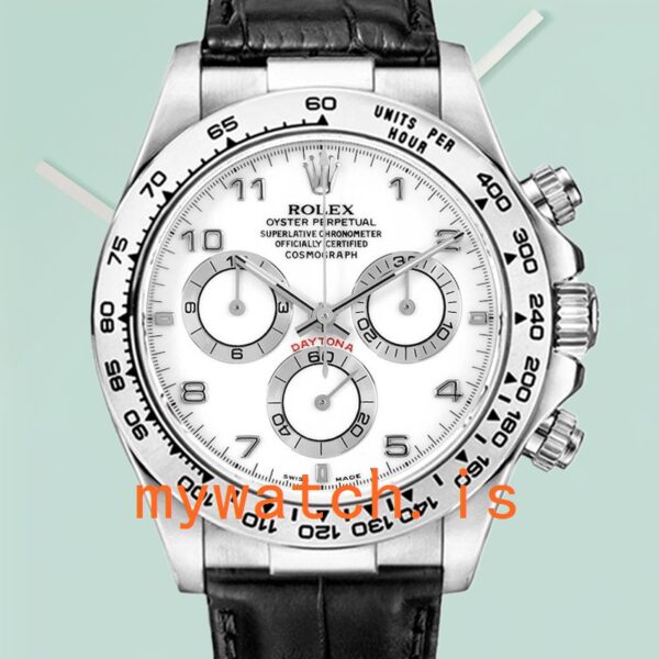Rolex Daytona Mens 116519 40mm Silver-tone: A Timeless Masterpiece
