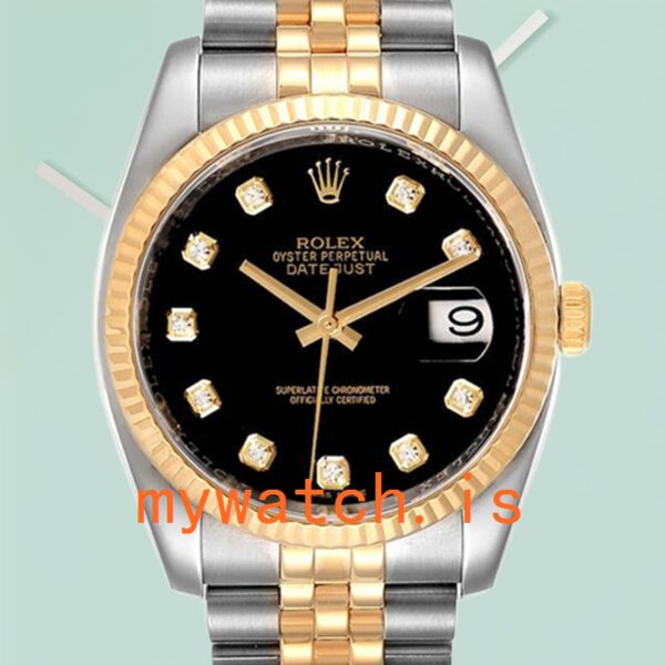 Rolex Datejust 116233BKDJ 36mm Mens Stainless Steel: A Timeless Classic